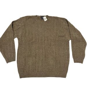 Knightsbridge NWT - Men’s Acrylic Ribbed Crewneck Sweater Sz. Large